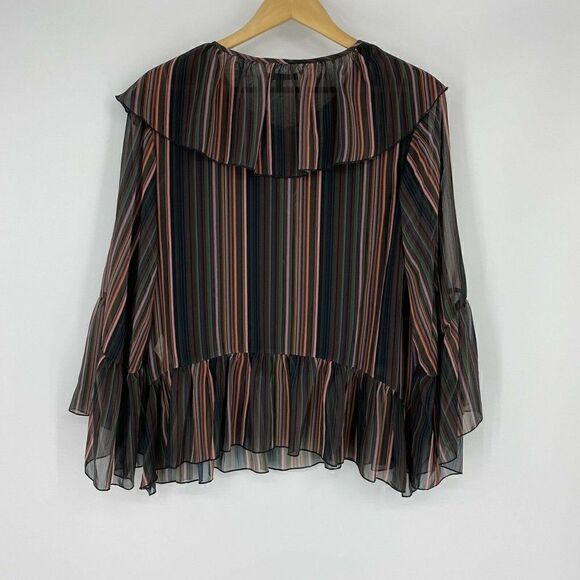 Rebecca Minkoff Shirt Striped Patti - Picture 4 of 6